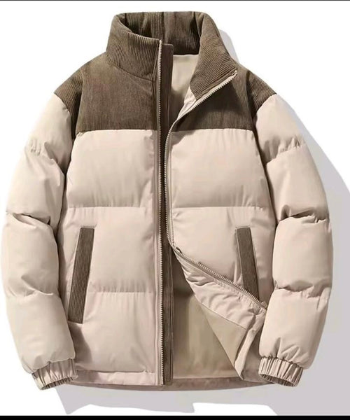 Winter Puffer Jacket for Men - Warm, Casual Fashion Coat”
